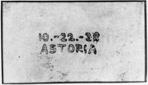 Astoria 22 ottobre 1938